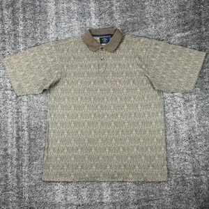 Vtg 90's Callaway Golf Men's L Double Mercerized Cotton Polo Shirt Made in Italy